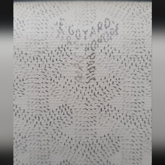 GOYARD White APM Varenne Long Wallet with Cross body Chain/Strap +Box Authentic - Picture 5 of 16